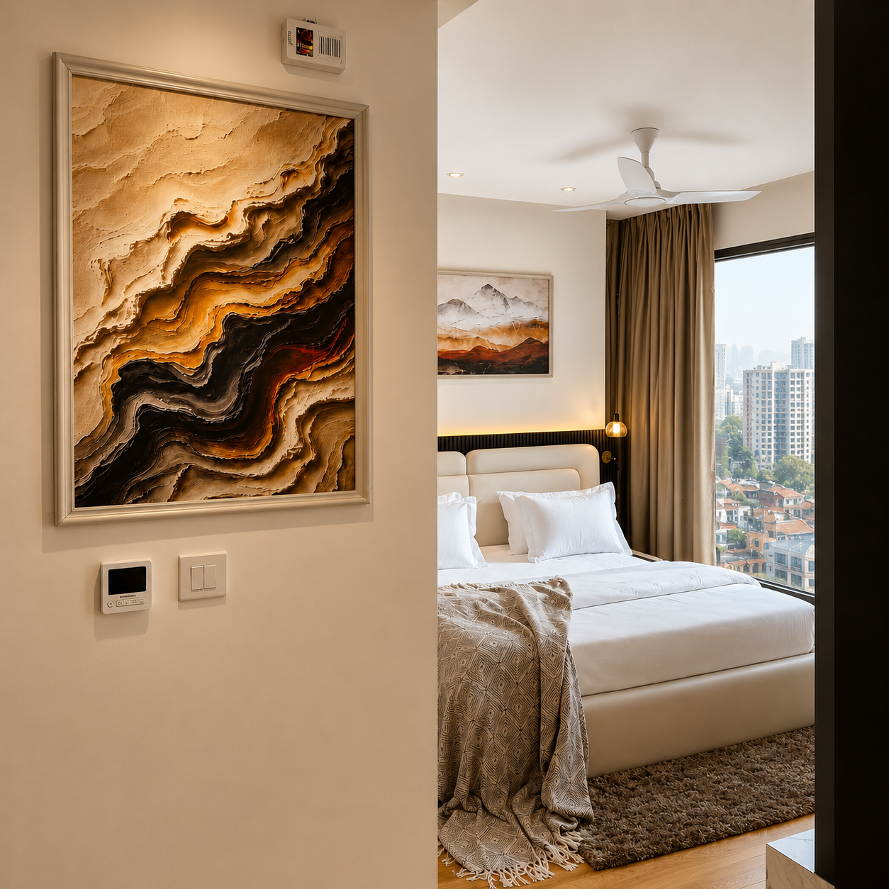 Luxury serviced apartment exterior at ROVER INN Gurugram